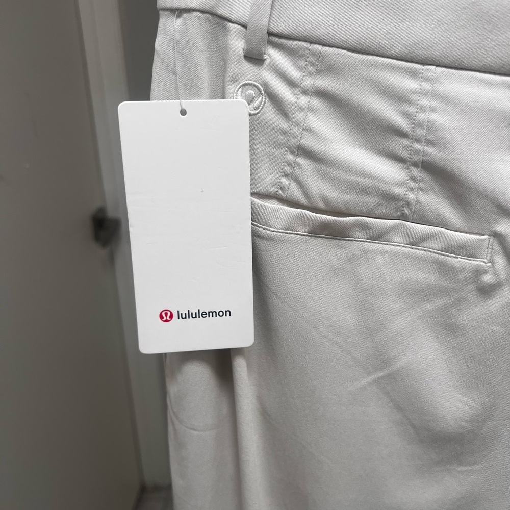NWT lululemon Cream Wide-Leg Pleated Trousers - Picture 9 of 10